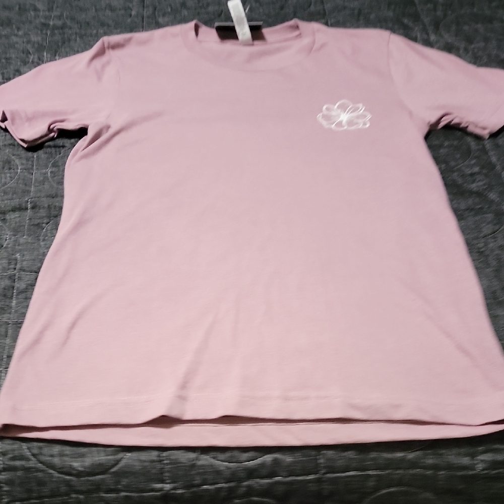 Lilac T-Shirt with White Logo